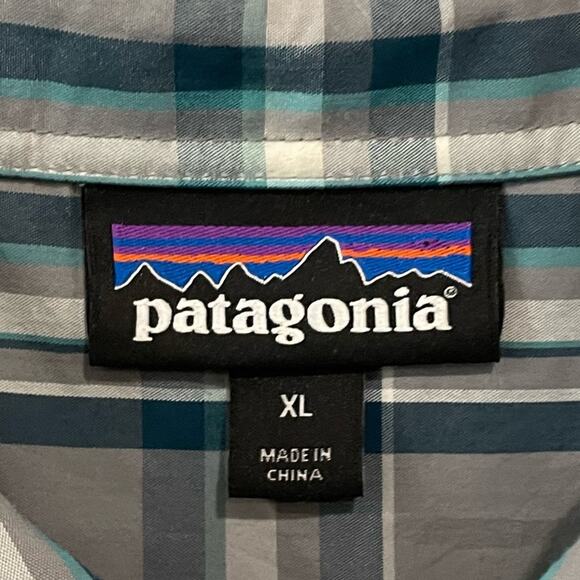 Patagonia Short‎ Sleeve Button Down Men’s Sz XL - Picture 3 of 3